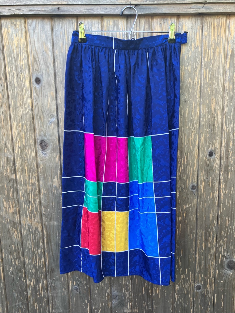 Vintage Hudson colour block skirt
